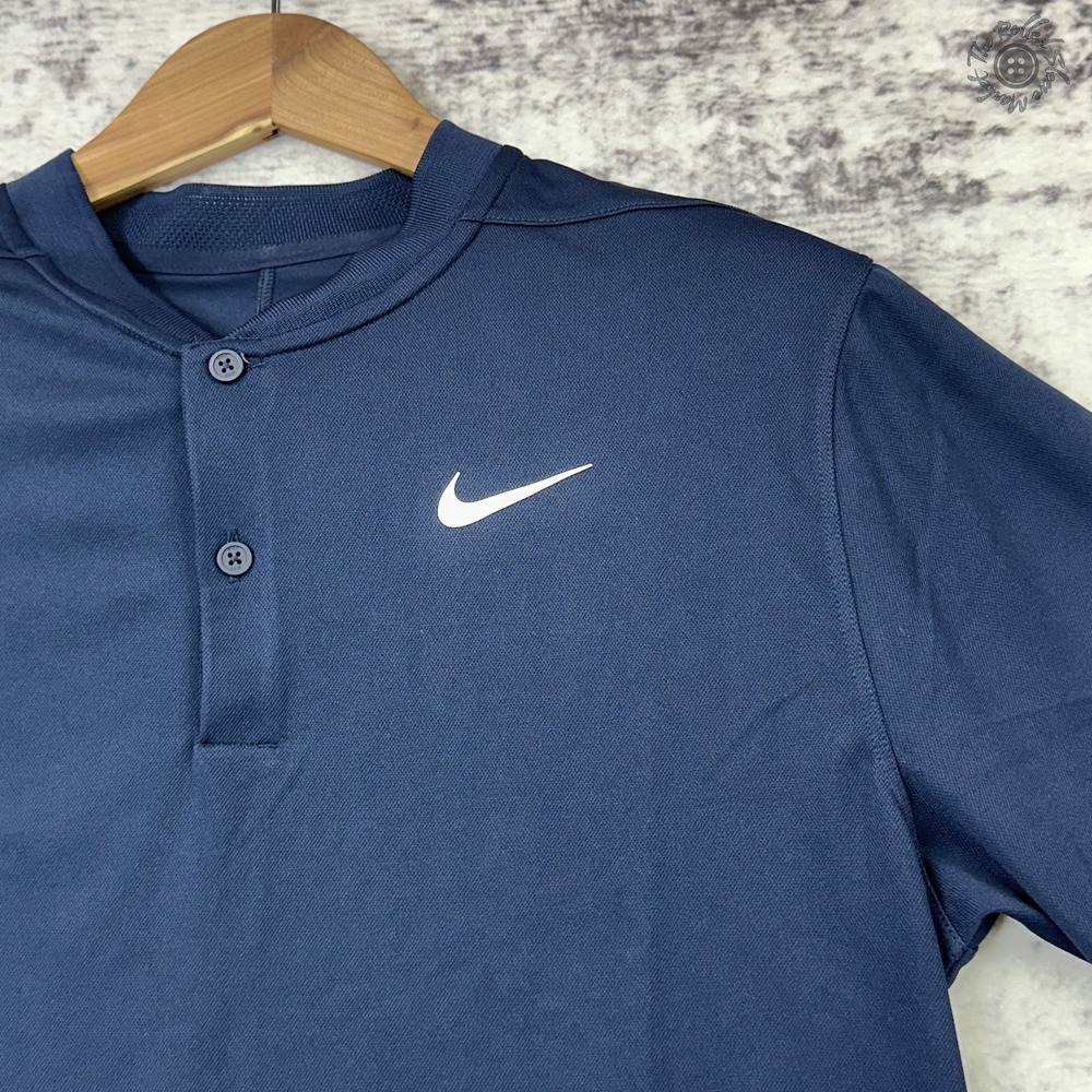 NWT Nike Dri-Fit Blade Golf Polo Men's Small Navy Blue‎ DH0838-451 MSRP $58 - Picture 6 of 10